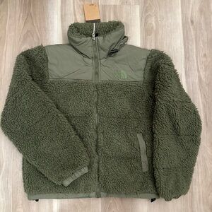 The North Face Olive Fleece Jacket